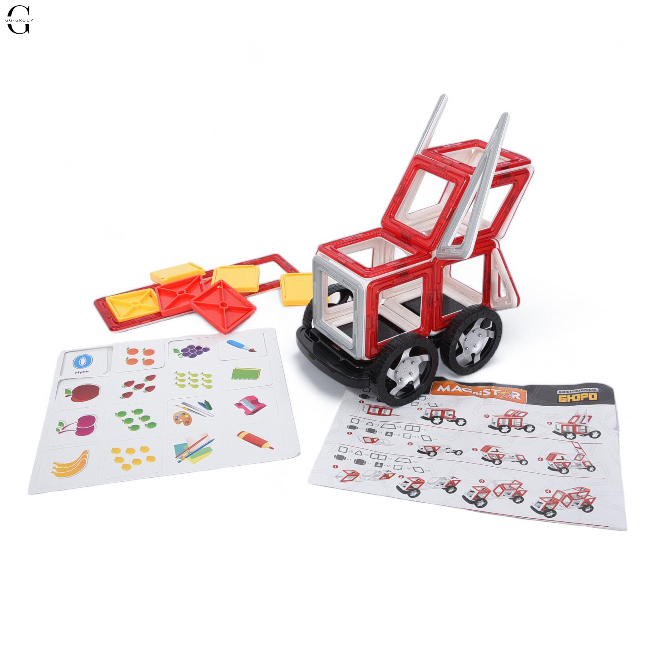 Магнитный конструктор на 53 детали Magnit/Magical/LIMO TOY
